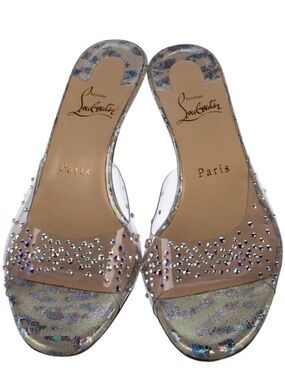 Christian Louboutin Degramule PVC 38 - Low Heel